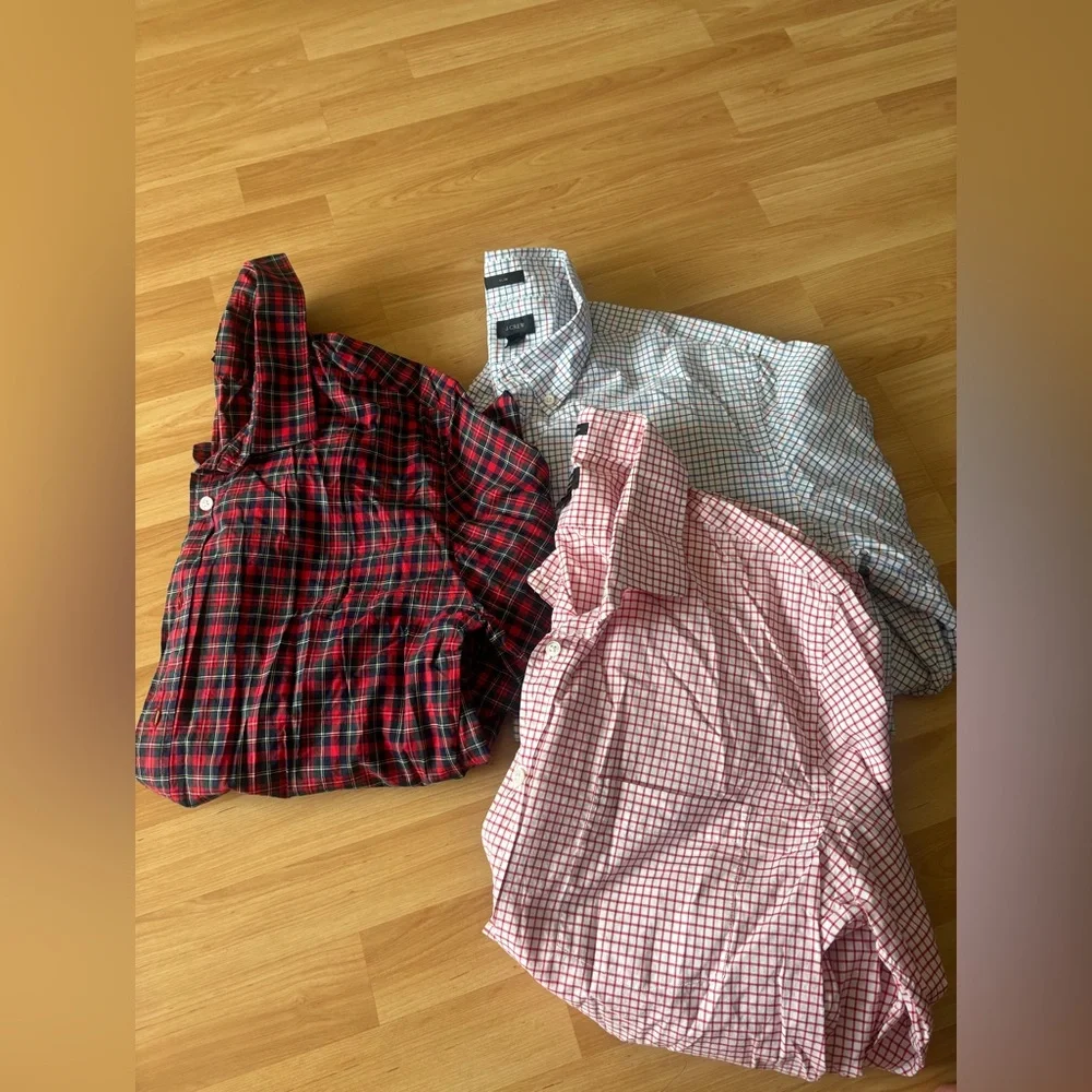 J.Crew button up long sleeves- bundle of 3‎